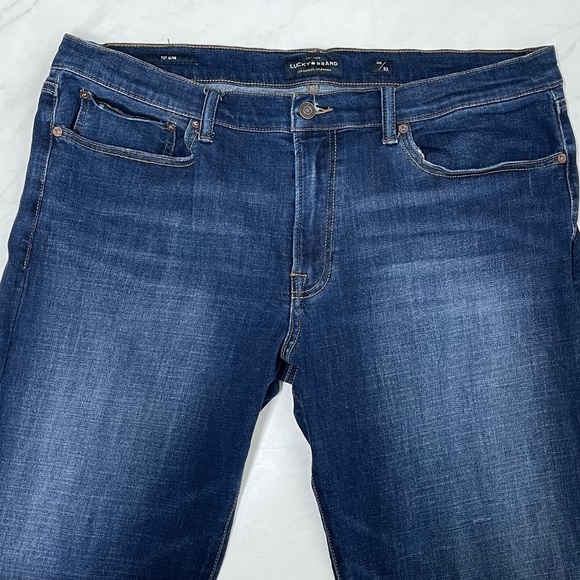 Lucky Brand Men’s 121 Slim Dark Wash Jeans Size 38 - Picture 3 of 7